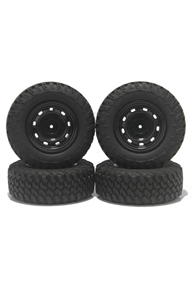 4PCS Off-road Tires 4PCS NEEBRC 73mm 5mm Hex Off-road Tires Wheels for 1/12 1/14 RC Car Truck MN98