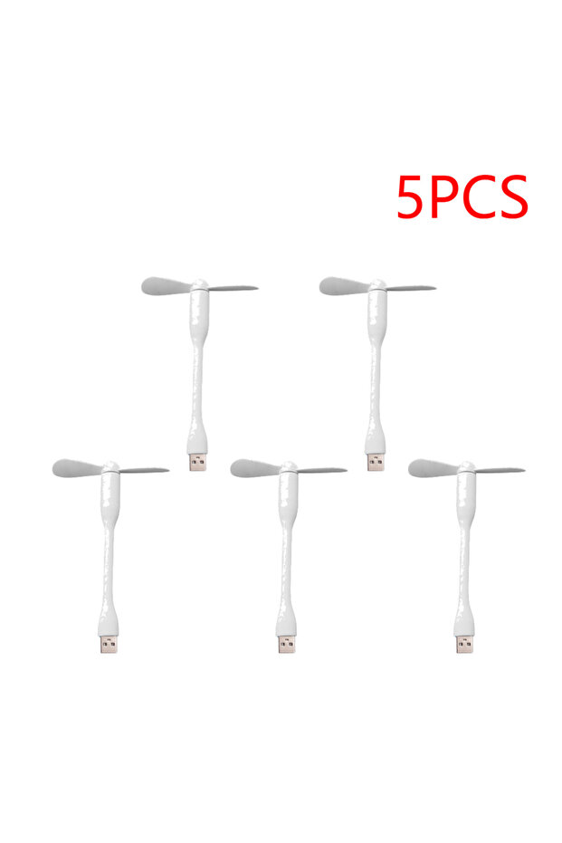APWIKOGER White USB Mini Fan Flexible Portable USB Fans Summer Cooling Fan for Notebook Computer Air