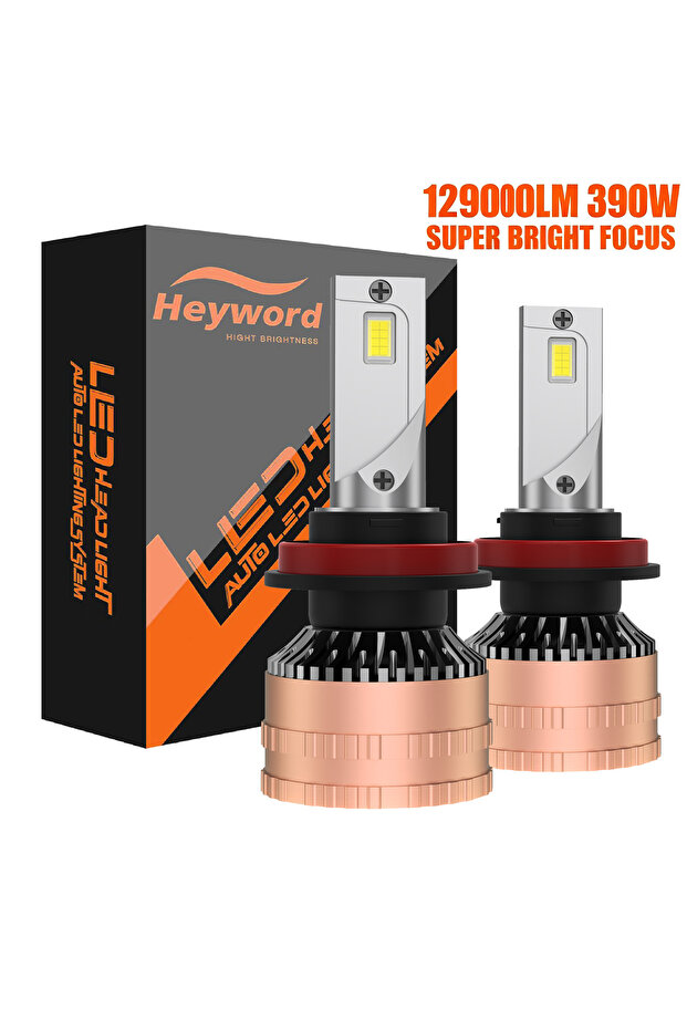 H11 Heyword 2pcs H1 H3 H4 H7 LED H8 H11 9005 HB3 9006 HB4 9012 Hir2 Led Headlight Bulb Light Automo