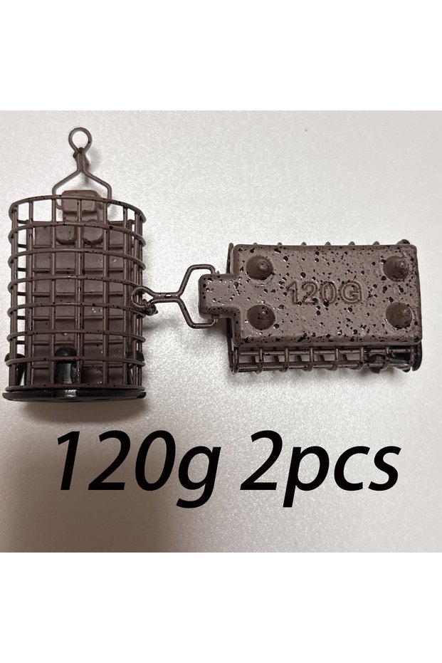 Zhong 120g 2Pcs Heavy-Duty Fishing Bait Cage 60g 80g 100g. Carp Bait Cage - Used for Fishing Tackle