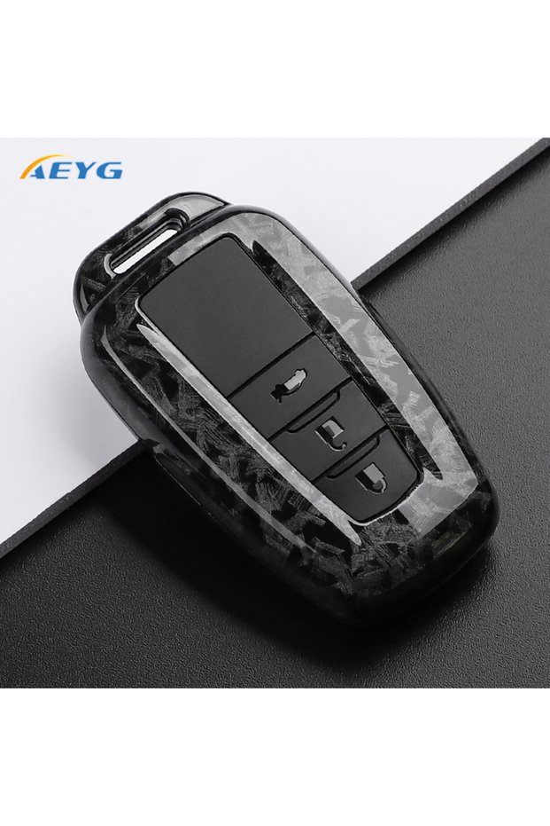 FCarbon 3A ABS Carbon Fiber Car Key Case Cover For Toyota Prius Camry Corolla CHR C-HR RAV4 Land Cru