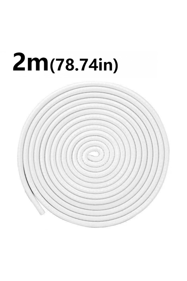 White 2m 2/5/10M Car Door Seal Edge Protector Door Guard Protective Strips Universal Automobiles Doo