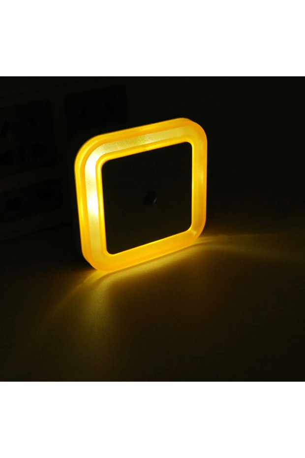 مصباح ليلي لاسلكي LED مزود بمستشعر من Orange EUplug مصباح ليلي صغير مزود بقابس EU للأطفال Ro