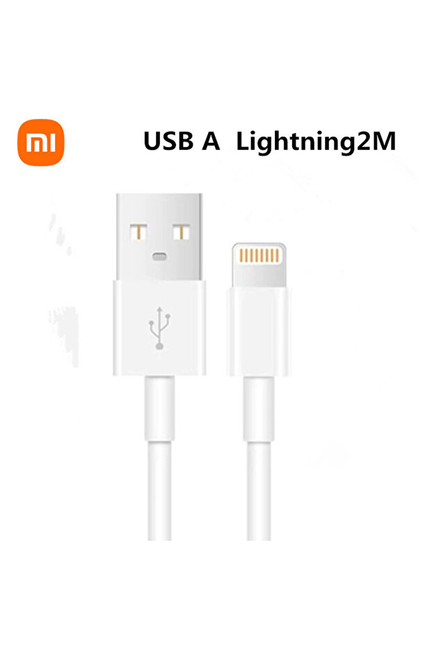 كابل شحن USB A إلى Lightning بطول 2 متر معتمد من MFI، مناسب لآيفون، كابل بيانات USB إلى Lightning بطول 10 أقدام