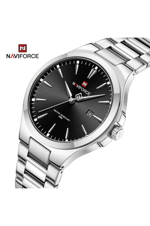 NAVIFORCE SB- NAVIFORCE Original Design Fashion Men's Watches Stainless Steel Simple Calendar Male W