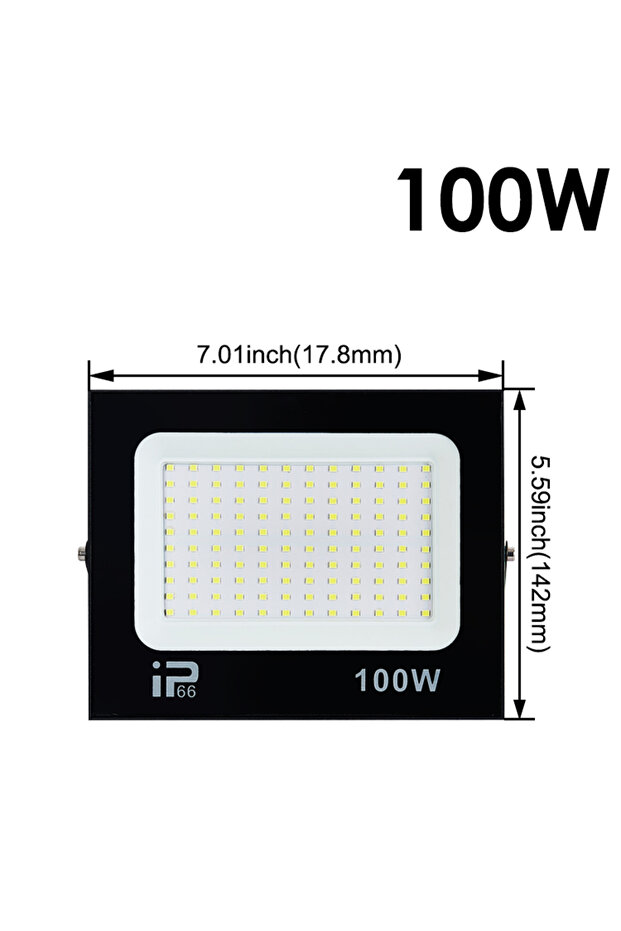 6500 K 100w 200W LED Flood Light Spotlight Projector Outdoor Lighting 6500K Waterproof IP66 for Wall
