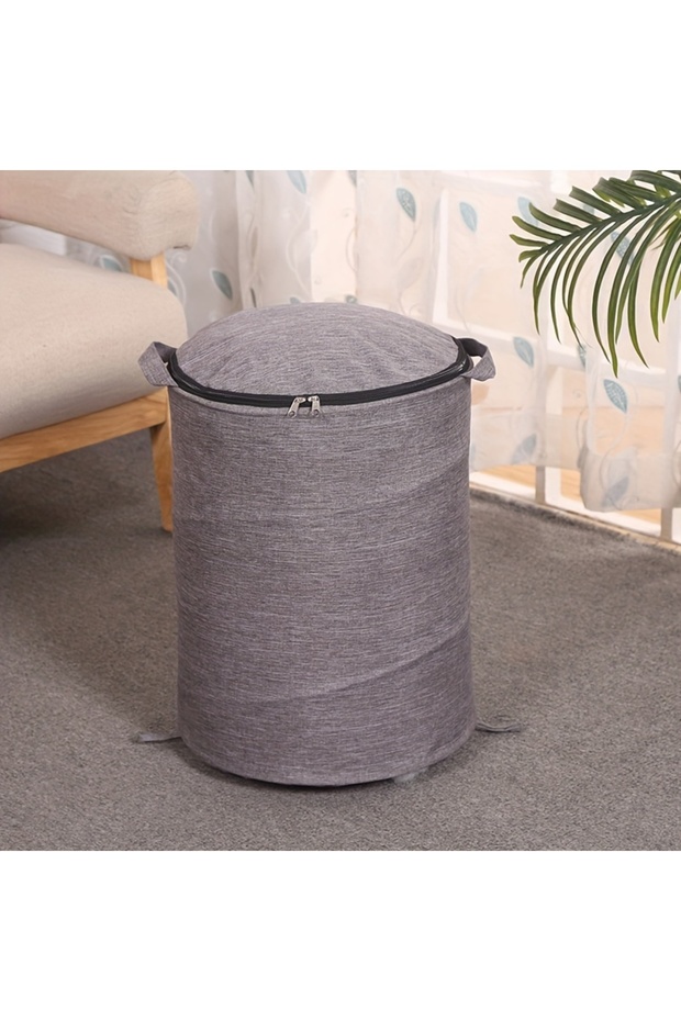 Grey Toy Storage Building Blocks Lego Children's Doll Storage Bag Large Detachable Quick Storage Gam