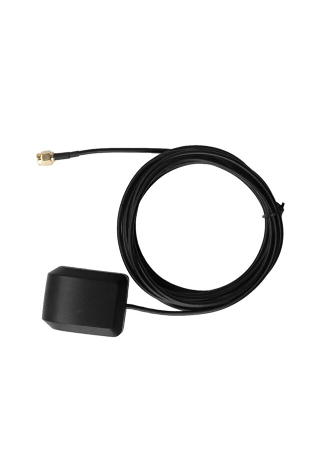 Black 1pc External GPS Dual antenna,High-precision active patch ceramic antenna