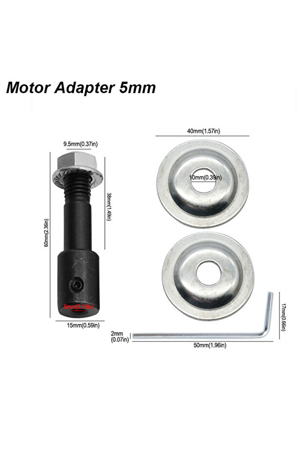 Motor Adapter 5mm Motor Shaft Arbor Coupler Extender Sleeve Spindle Couple Chuck Adapter Convert Ben