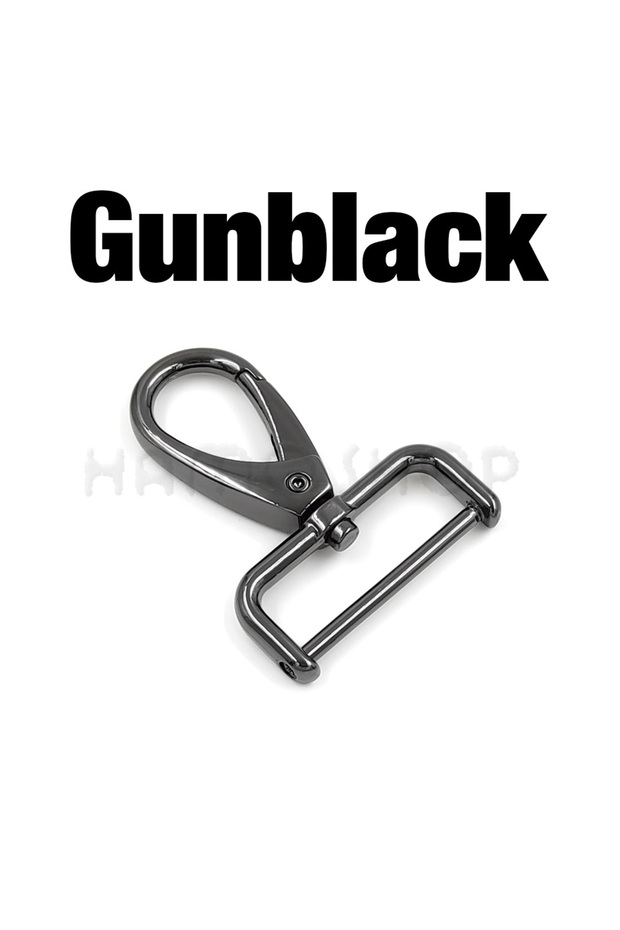 38mm Gunblack 16/20/26/32/38mm Metal Detachable Snap Hook Trigger Clips Buckles Hooks For Leathercra