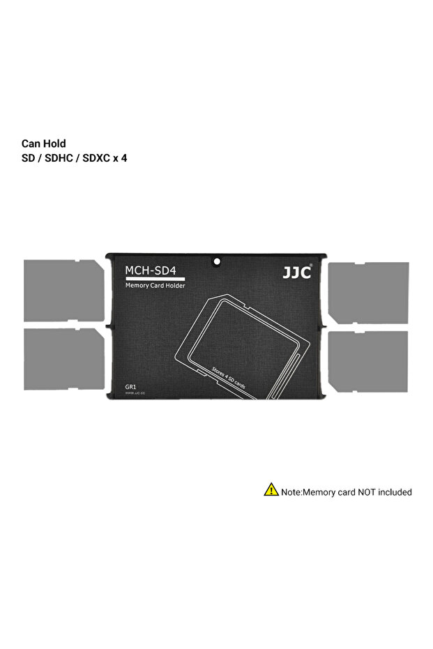 حامل بطاقات SD GR JJC رفيع من نوع Micro SD، حافظة بطاقات SD، محفظة بحجم بطاقة الائتمان لبطاقات SD وMicro SD وTF
