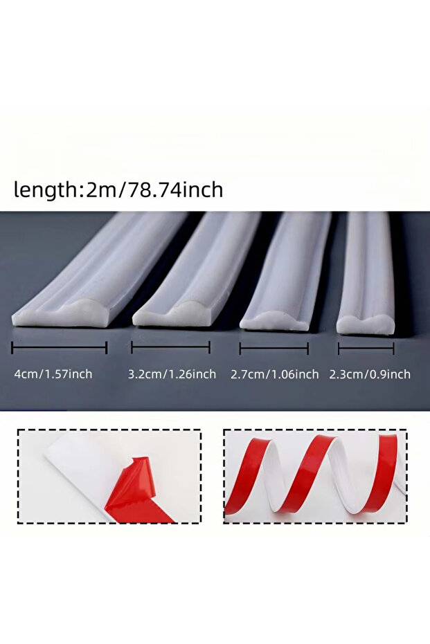 2mx2.3cm WHITE 1PC 2m/78.74inch Peel and Stick Wall Molding, Chair Rail Wainscoting Panel, Finish Tr