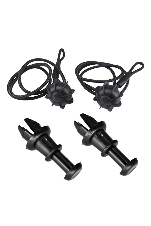2 Clips 2 Cords Innovative Boot Trunk Parcel Shelf String Hanger Clips Tray String Clips for Volkswa