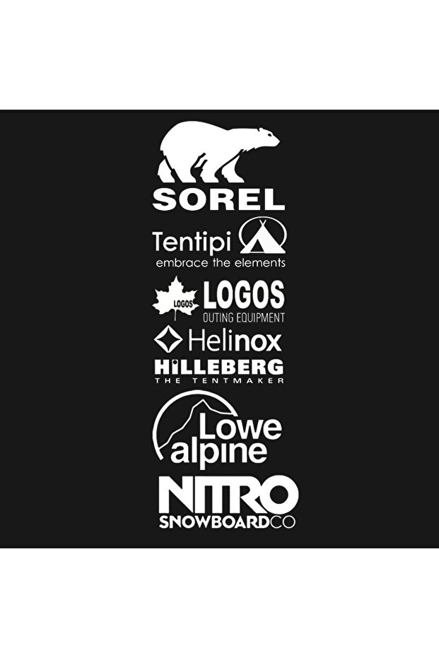 Non Reflective white 7PCS Outdoor Camping Off-road Vehicle Stickers Car Body Window Windshield Refle