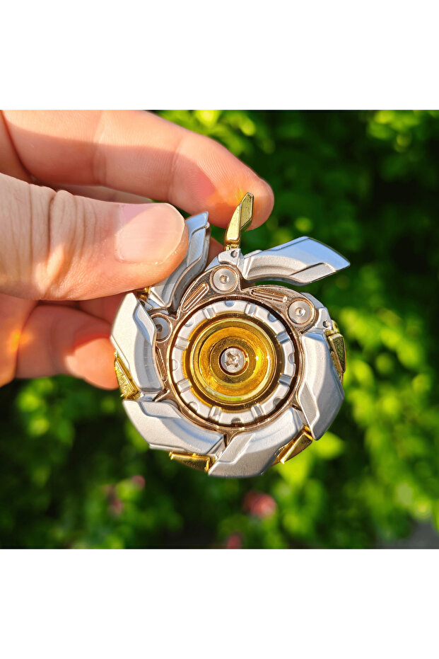 WHITE EDC Fidget Sliders Open Armor Spinning TopFidget Toys Stress Relief For Adults Magnetic Meta