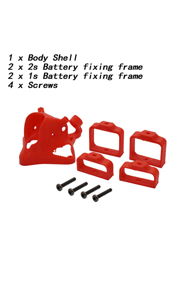 7000-Red YSIDO Attacking Chicken FPV Drone Frame KIT Transform Mobula6 Mobula7 Modify 1S/2S For RC F