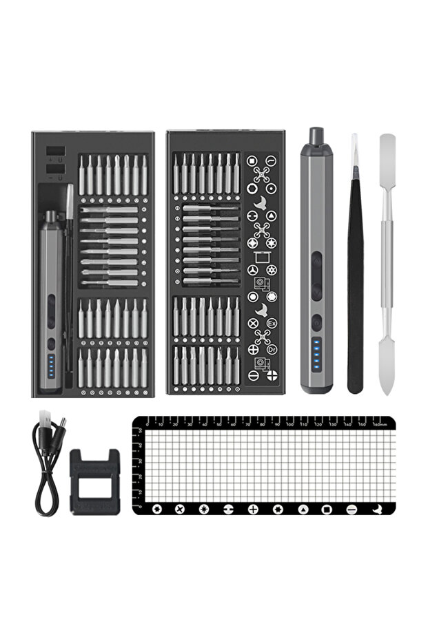 68 in 1 68/76 IN 1 Precision Electric Screwdriver Set 5 Levels Adjustable Comes Fill Light Professio