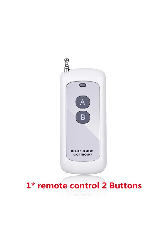 Only 2CH 433MHz Remote Control Learning Code 1527 1000m Long Range Wireless Controller Transmitter f