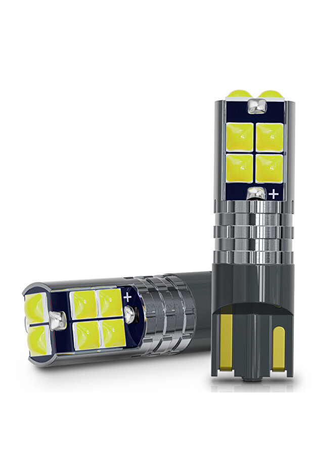 WHITE 10SMD 4PCS W5W 168 T10 Canbus Car LED Light Replace Bulb 3D 3030 6/10SMD For Car Marker Light