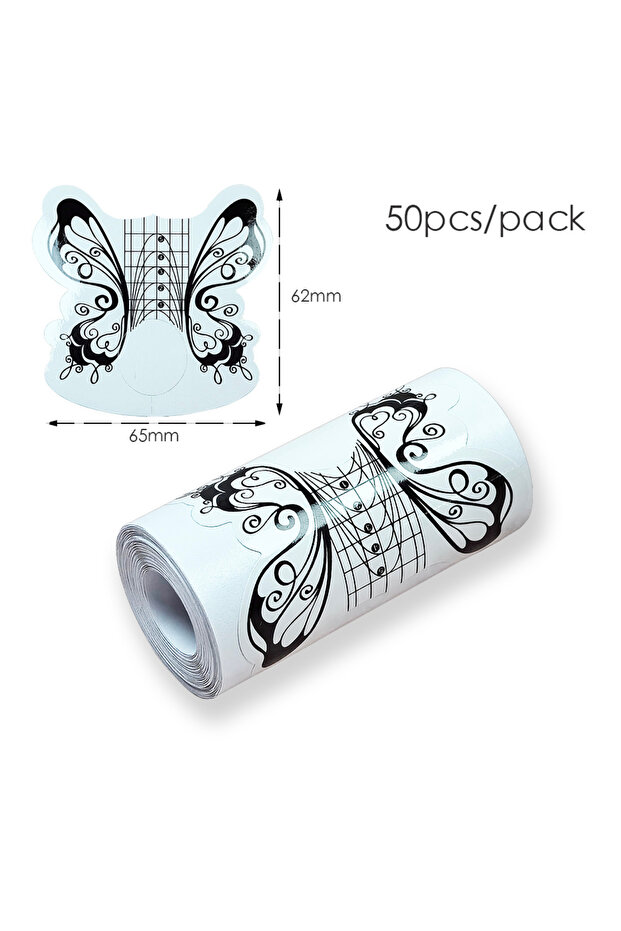 50pcs tips D 50/100pcs Nail Forms for Extension French Nail Form Tips Extend Nail Accessories All fo