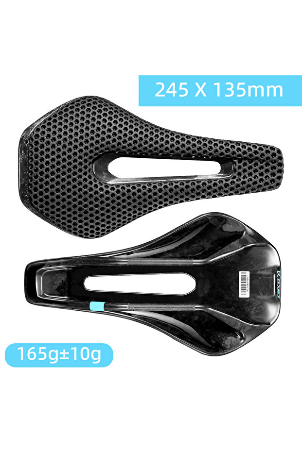 K29 3D Printed 135mm RYET 3D Printed Full Carbon Bicycle Saddle 245mm *135/145/155mm Bike Saddle for