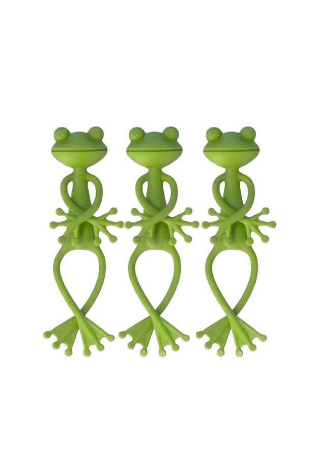 3pcs 1/3/5 Pcs Frog Plant Stand Plant Tie Cute Flower Pot Hugger Plant Vegetable Climbing Fixture Cl