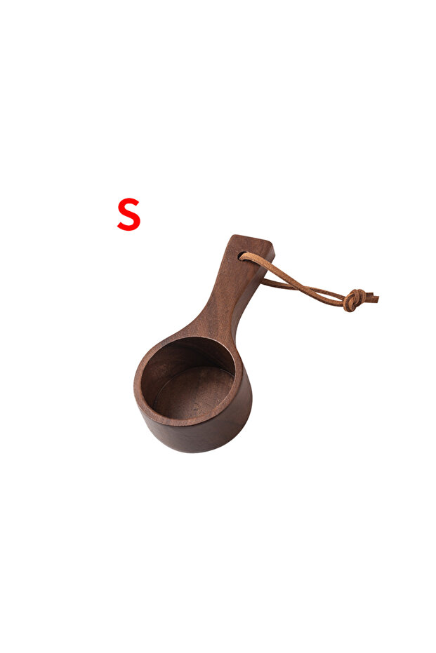 1PC-S 1PC/2PCS coffee scoop spoon black walnut wood measuring spoon long handle spoon coffee powder