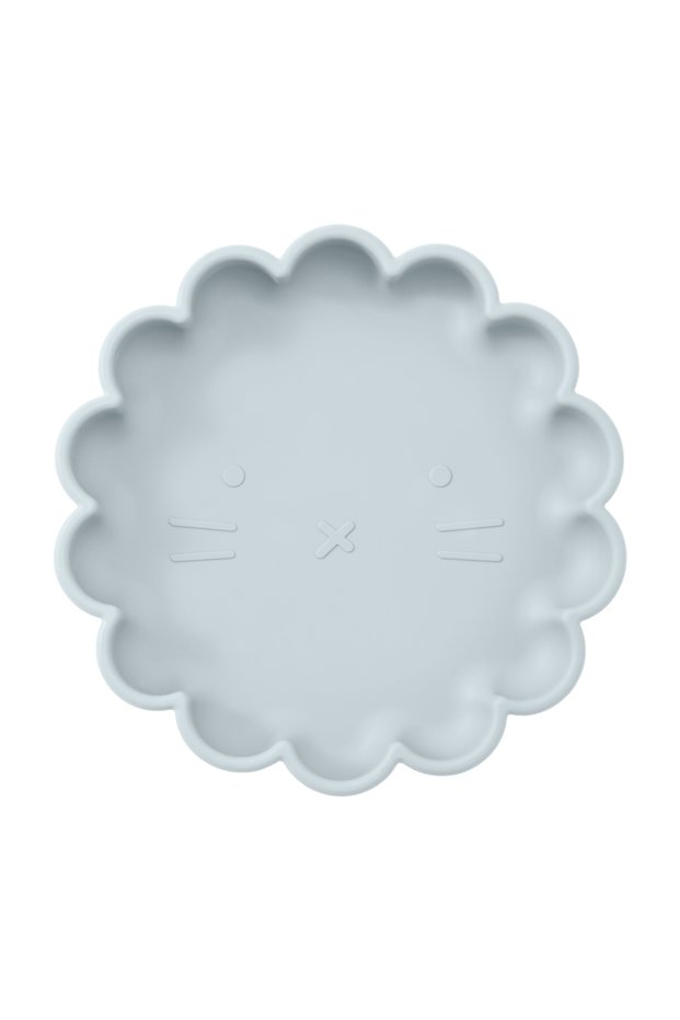 18-grey blue Mamaplan Silicone Baby Feeding Plate Kids Dining Plate Cartoon Dishes Waterproof Washab