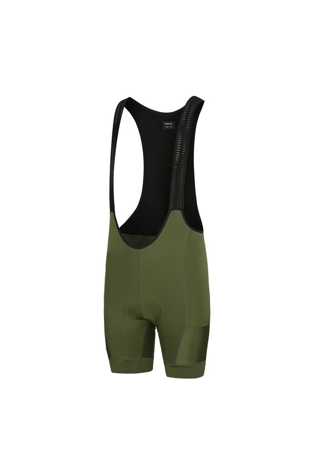 M P202113-Army Green Rsantce 2 Pockets 2024 Men Cycling Bib Shorts Long Travel Italy Pad 6 Hours Hig