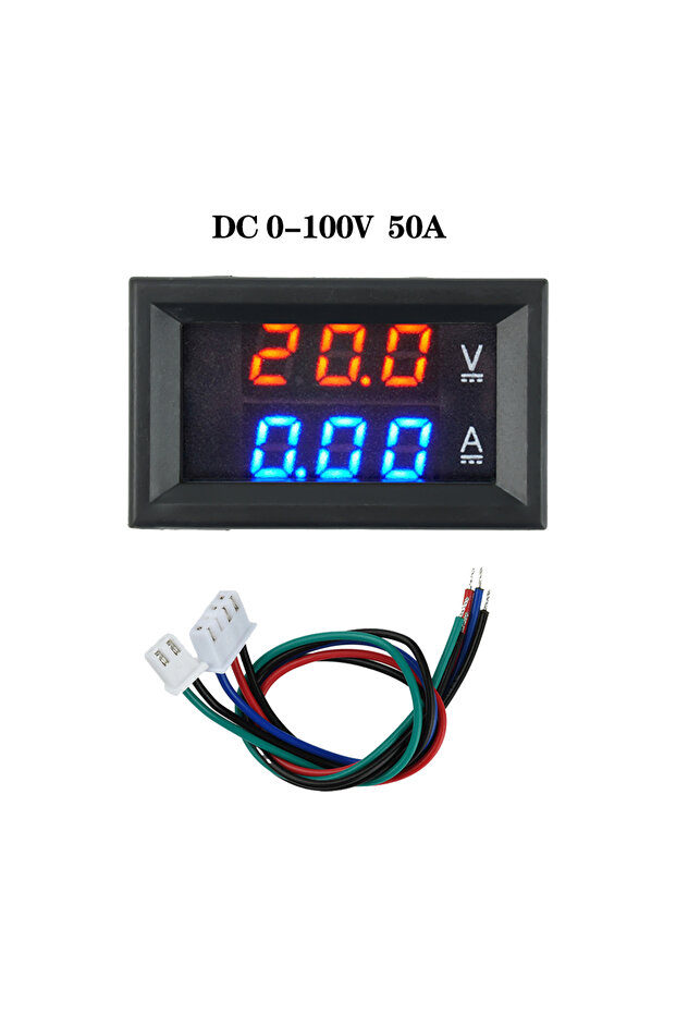 DC0-100V 50A DC0-100V/DC0-300V 10/50/100A LED Digital Voltmeter Ammeter Car Motocycle Voltage Curren