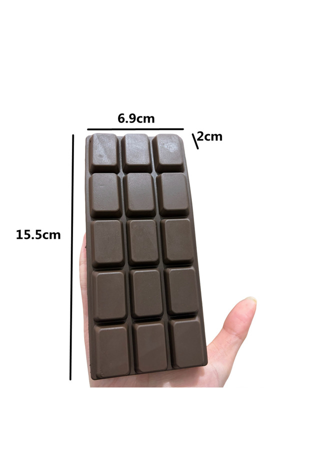 brown chocolate Squishy Strawberry Cube Squeeze Toys Slow Rebound Soft Stress Relief Sensory Fidget