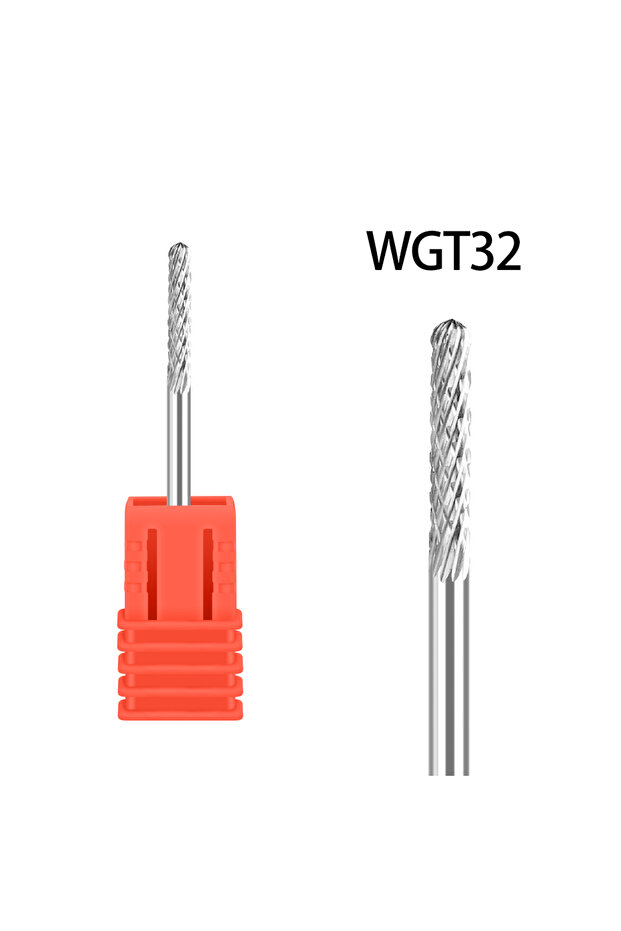 WGT32 Tungsten Steel for nail Drill Bit Spiral Pattern,for nail Buffing Head for Nail Buffing Polish