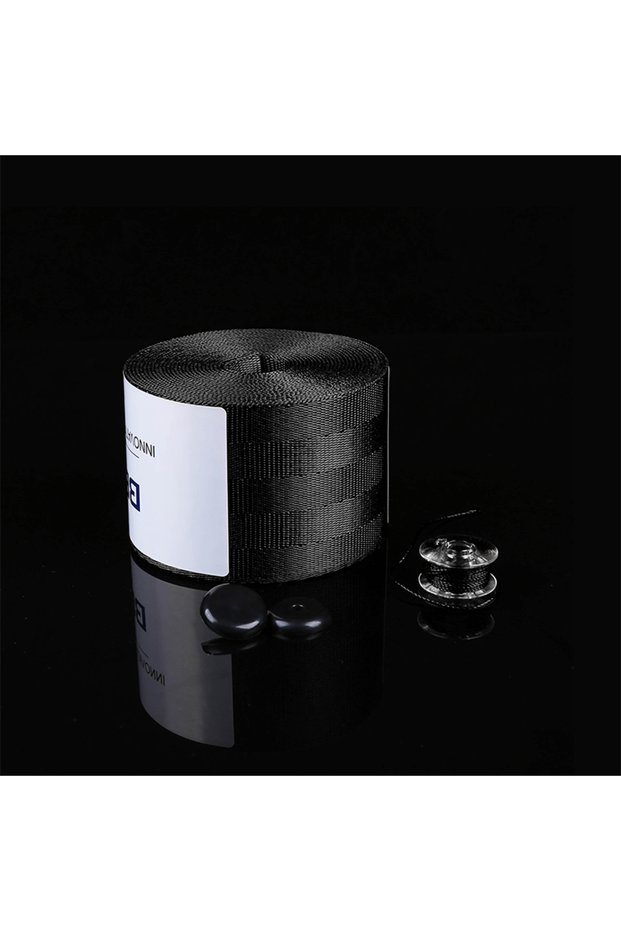 black 4.8cm X 360cm Car Seat Belt Color Personality Modification Seat Belt Original Decoration Car S
