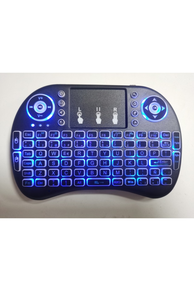 Spanish Backlit Backlit Mini Wireless Keyboard Spanish French Azerty Russian Portuguese Brazil Langu