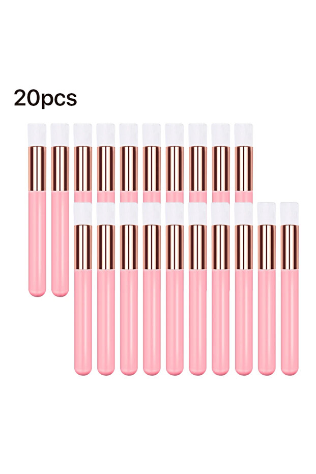 Pink 20pcs 3/10/20/50/100pcs Eyelash Cleaning Brush Lash Shampoo Brush for Eyelash Extensions Peel