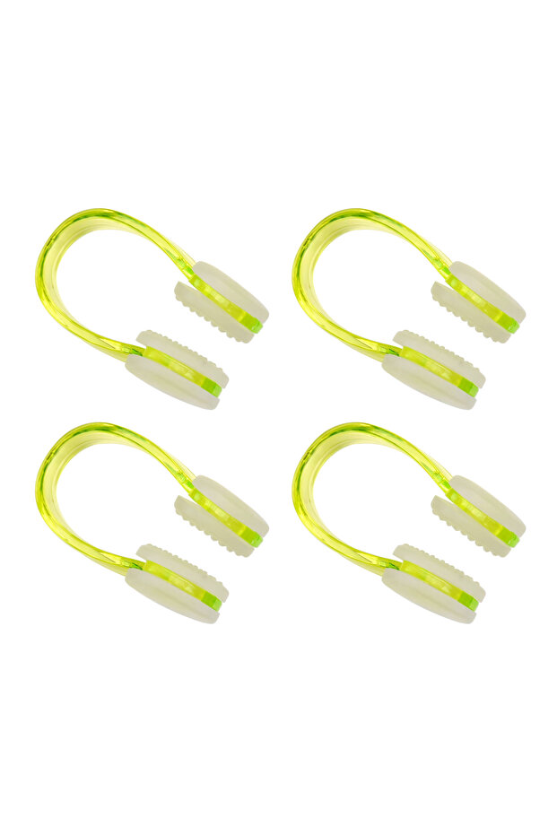 green 4PCS Small Size Silicone Soft Swimming Nose Clip Swim Earplug Pool Waterproof Earplug Suit Ac