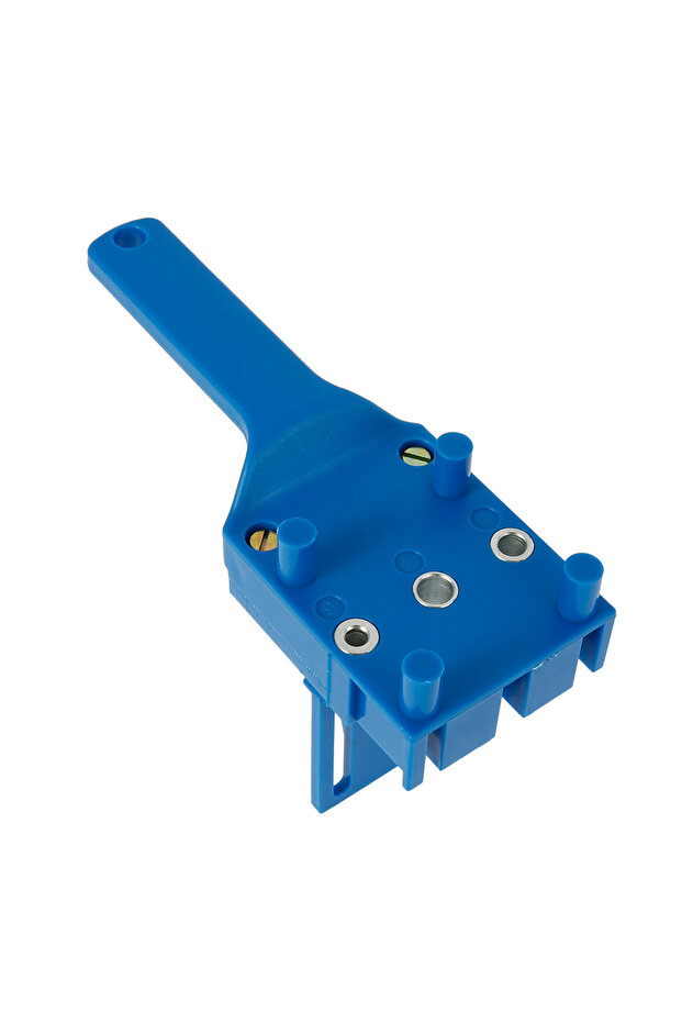 1 Pcs Blue Tootise Woodworking Pocket Hole Jig Drill Guide Dowel Drilling Doweling Hole Saw Locator