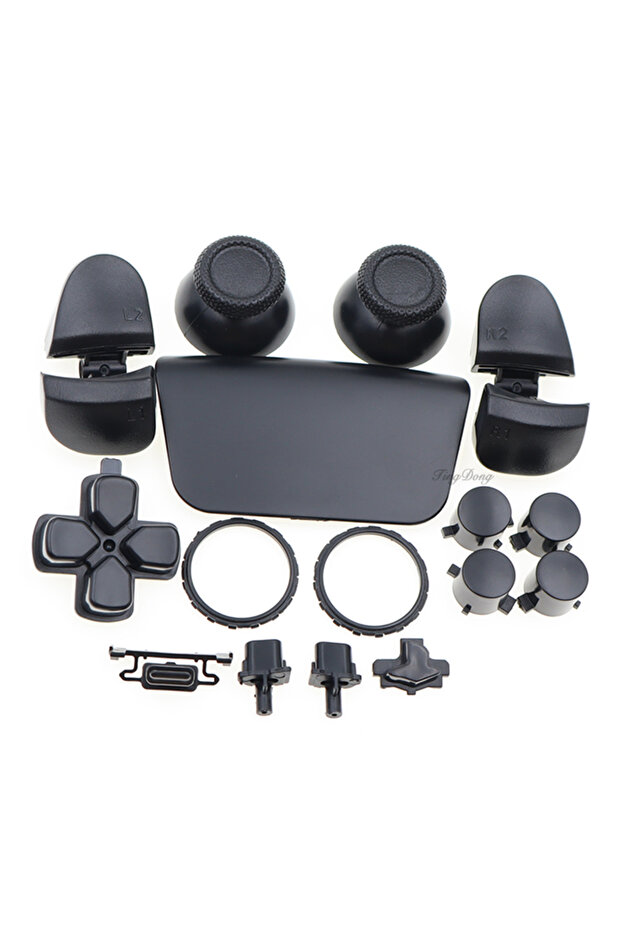 Black Full Set For PS5 V3.0 BDM-030 Controller Joysticks Cap L1 R1 L2 R2 Trigger Key Direction Actio