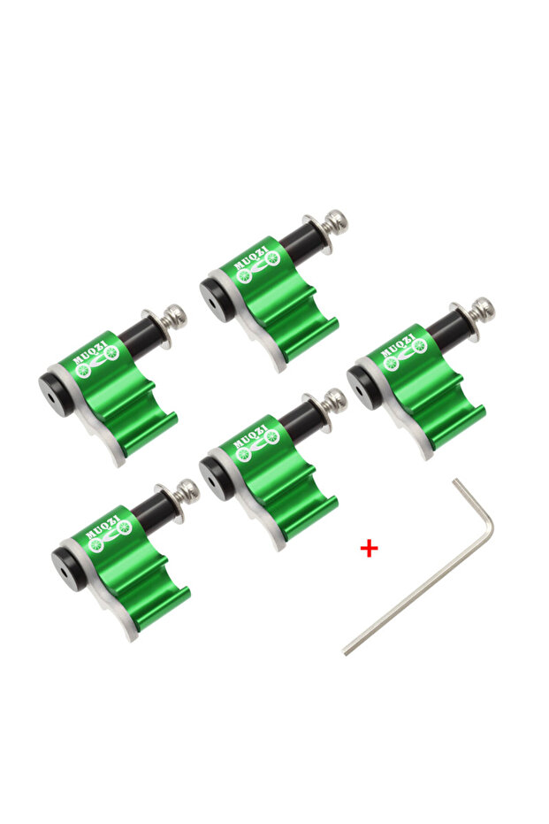 5PCS Green -1 Wrench MUQZI 5PCS Cable Guide Adapter Bike Brake Shift Cable Clamps Hydraulic Hose Hol