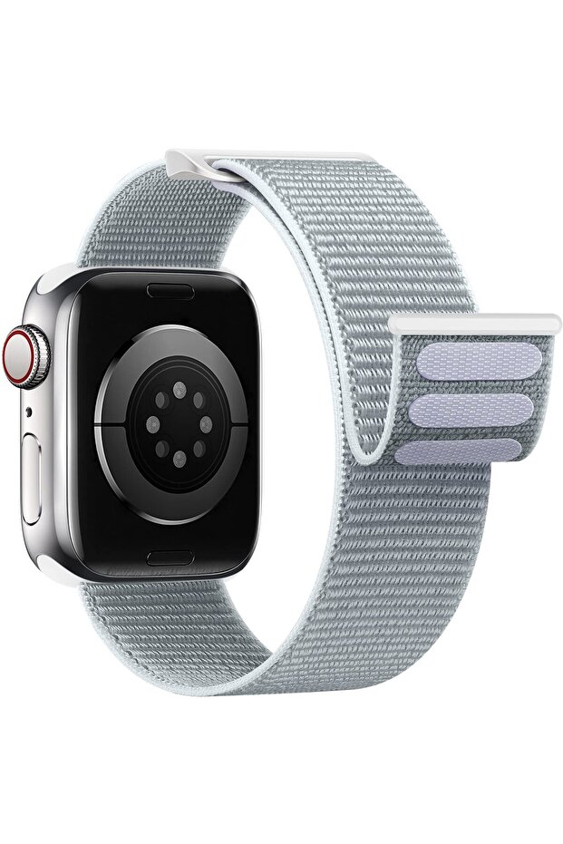 42 44 45 46 49 mm 2 Seashell Nylon Loop For Apple Watch Strap 45mm 44mm 49mm 46mm 42mm 41mm 40mm Cor