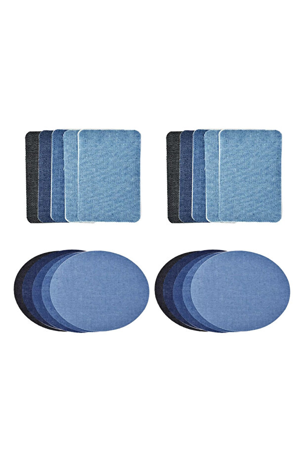 20PCS 5/25Pcs Iron on Patches For Clothes Jeans Repair Inside & Outside Durable 100% Cotton Fabric A