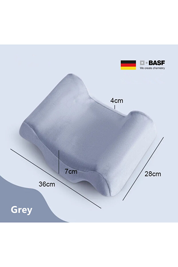 36x26cm Grey Beauty Pillow Orthopedic Anti-wrinkle Pillow Does Not Press Face Hotel Beauty Memory Co