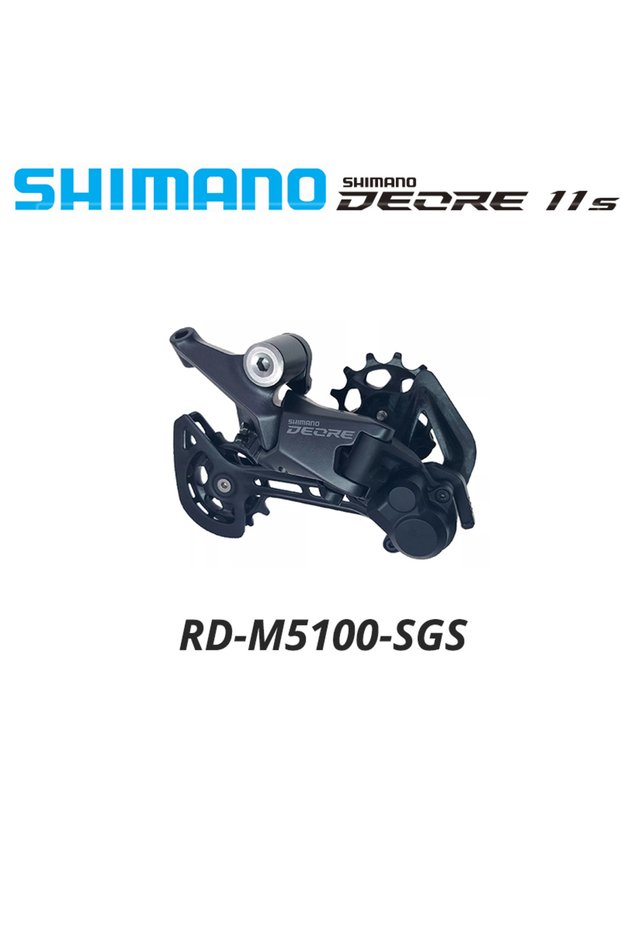 RD-M5100-SGS SHIMANO DEORE M5100 11Speed Derailleur SHADOW RD-M5100 SGS 1x11S SL-M5100-R RD-M5120 11