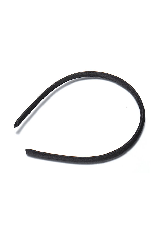 Black 10pcs Fabric Covered Headband Colorful Hair Hoops Blank Base Settings For DIY Making Hair Acce