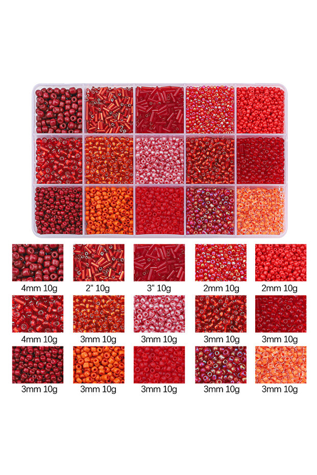 style11 150g 150g boxed glass rice bead tube bead material bag, handmade DIY making beaded bracelets