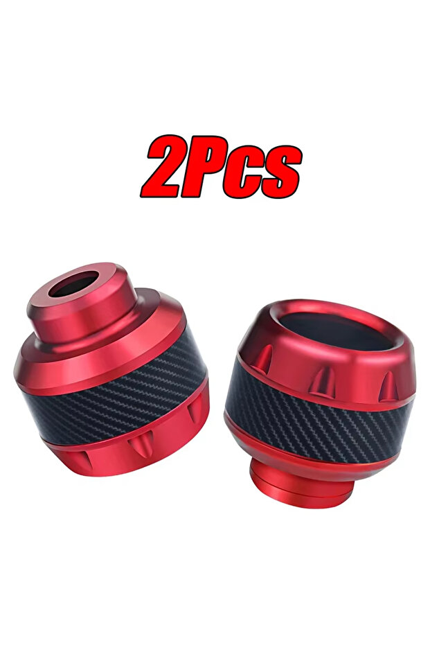 2Pcs Red BLALION 2/4Pcs Universal Motorcycle Wheel Protection Crash Pad Moto Crash Protect Alloy Mot