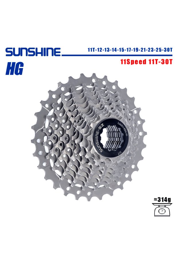 11 Speed 11T-30T SUNSHINE Road Bike Cassette 8/9/10/11/12 Speed 23/25/28/32/34/36T k7 Cassette 8V 9V