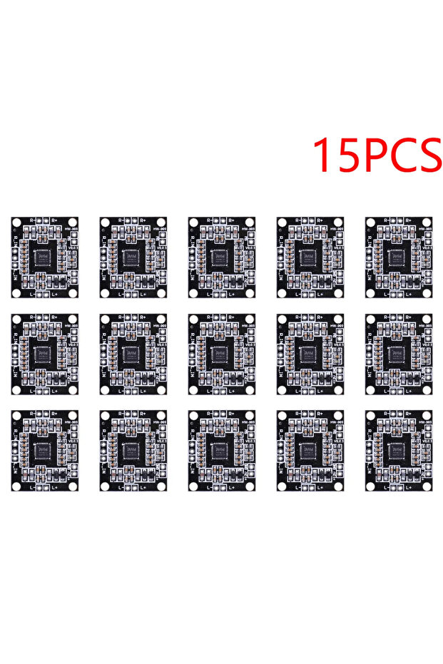 15 قطعة، من 1 إلى 50 قطعة، وحدة PAM8610، لوحة مكبر صوت رقمي 2x15 واط، تيار مستمر 7-15 فولت، فئة D، قناتان