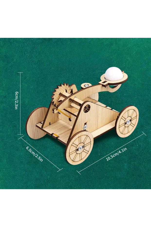 Catapult 2 DIY Microscope Excavator fan robot Model Kit - Science And Technology Trend Toy for Smal