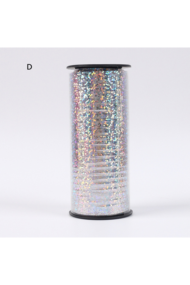 Other Silver 100Yards/Roll Glitter Curling Ribbons Balloon Ribbons Gift Wrap Ribbons for Crafts Chri